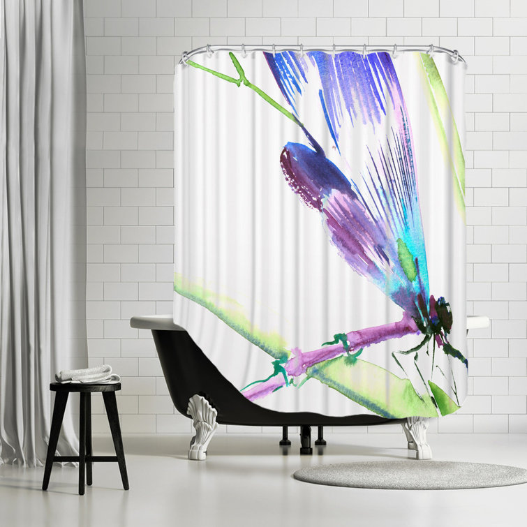 Americanflat Dragonfly Single Shower Curtain Wayfair